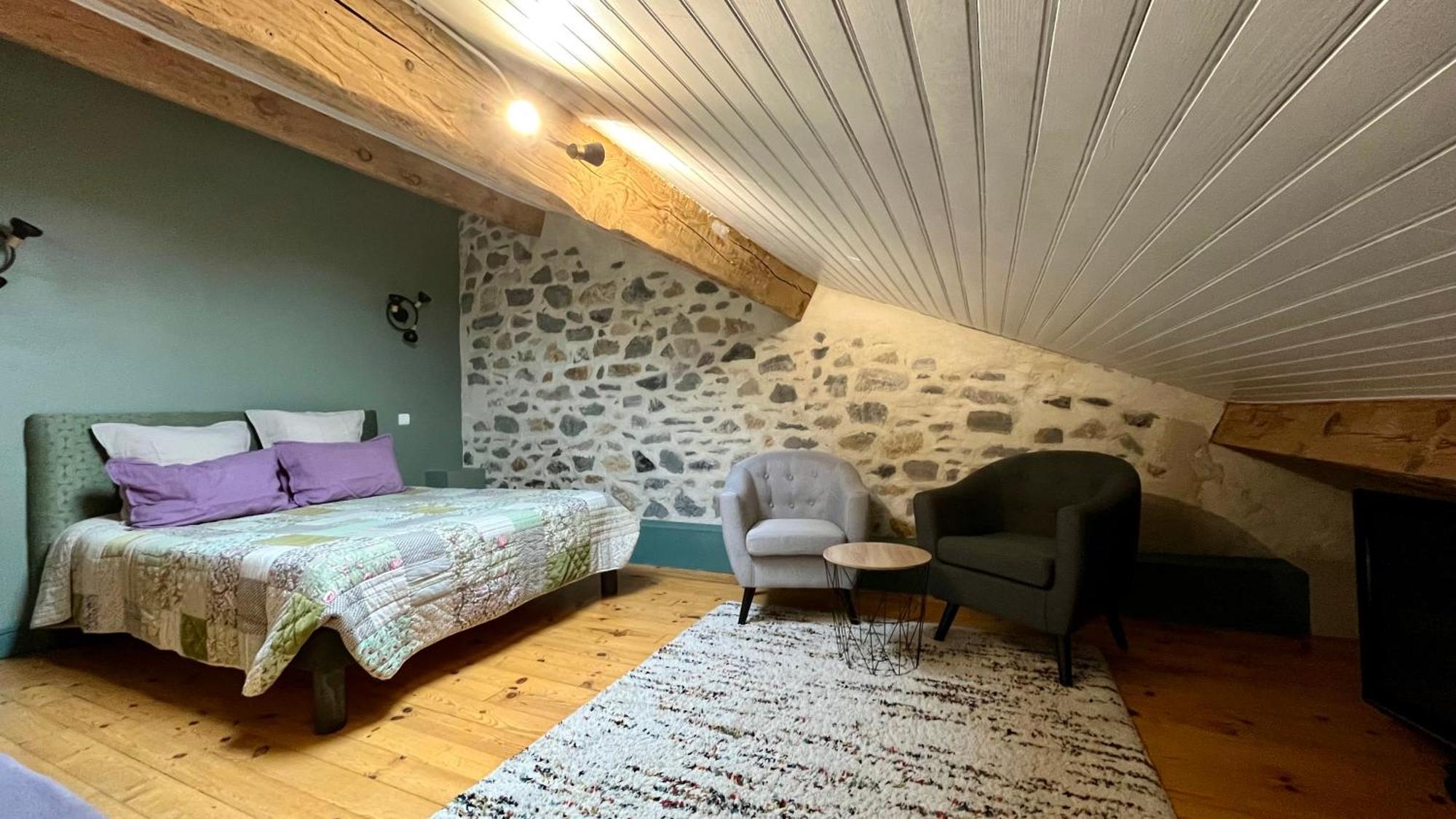 Aux Belles Vacances - Adults Only Caux-et-Sauzens Rum bild